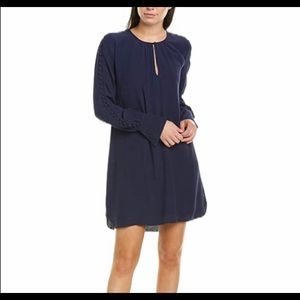 JOIE Erlene Midnight Victorian Navy Dress sz Small